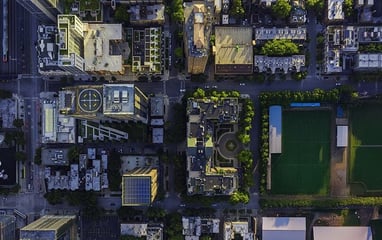 Aerial view of a city